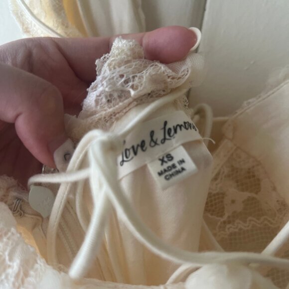 Free People For Love & Lemons Ysabelle Maxi Dress Size: XS - Picture 8 of 9